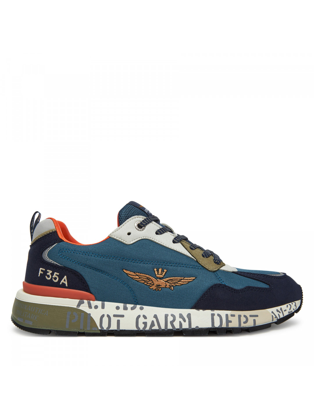 Sneakersy Aeronautica Militare 251SC276CT3332 Tmavomodrá